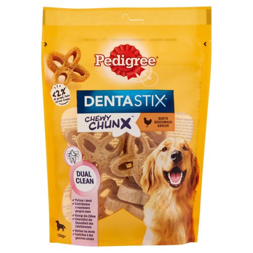 Pedigree Dentastix Chewy Chunx Gusto Pollo 15kg+ 68 g