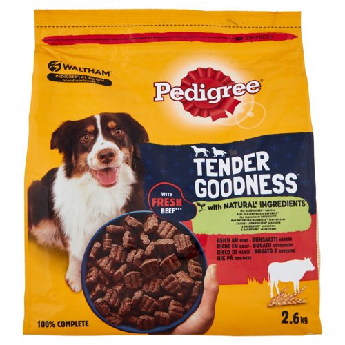 Pedigree Tender Goodness Ricco di Manzo 2.6 kg