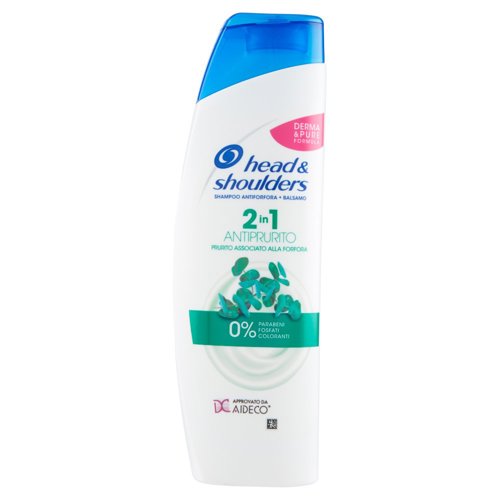 Head & Shoulders Shampoo Antiforfora + Balsamo 2in1 Antiprurito 225 ml