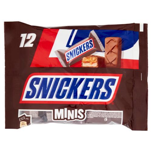 Snickers Minis Barrette Snack Cioccolatini al latte con Arachidi e Caramello 227 g