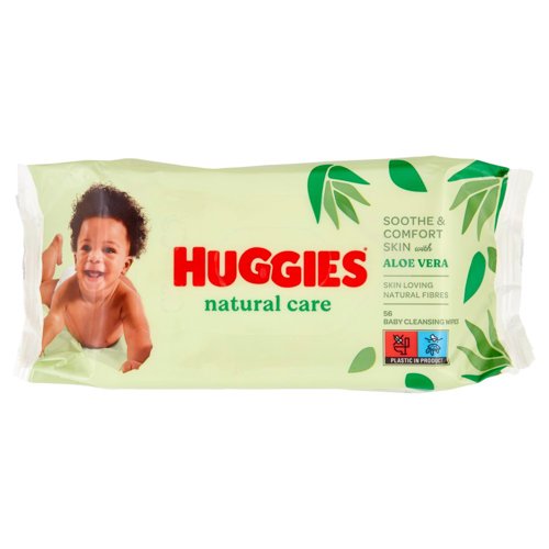 Huggies natural care Baby Cleansing Wipes 56 pz