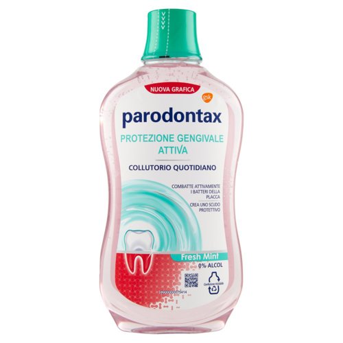 parodontax Collutorio Quotidiano Protezione Gengivale Attiva Fresh Mint 500 ml