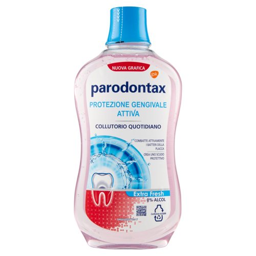 parodontax Collutorio Quotidiano Protezione Gengivale Attiva Extra Fresh 500 ml