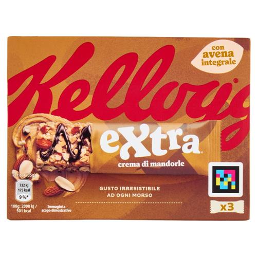 Kellogg's extra crema di mandorle 3 x 35 g