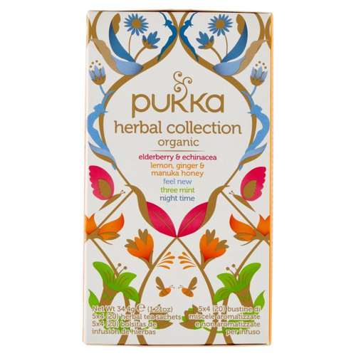 pukka herbal collection organic 5 x 4 bustine 34,4 g