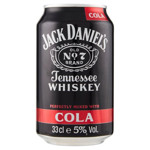 Jack Daniel's Old No.7 Tennessee Whiskey Cola 33 cl
