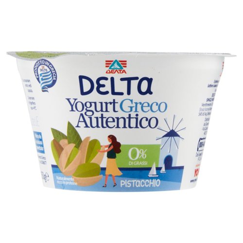 Delta Yogurt Greco Autentico 0% di Grassi Pistacchio 150 g