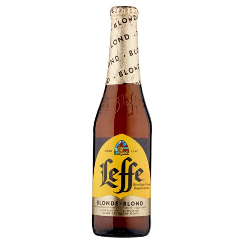 LEFFE BLONDE Birra bionda belga d'abbazia doppio malto bottiglia 33cl