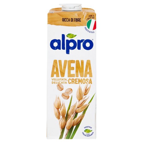 ALPRO Avena Classico, Bevanda all'Avena 100% vegetale con vitamine B2, B12 e D, 1 L