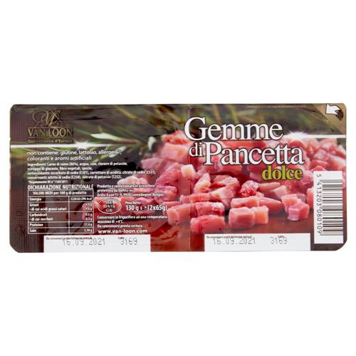 Van Loon Gemme di Pancetta dolce 2 x 65 g