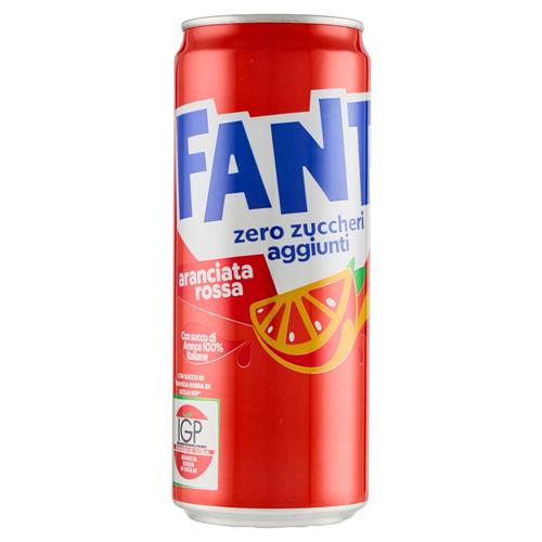 Fanta Zero Blood Orange Sleek 33 cl