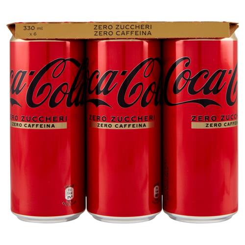 Coca-Cola Zero Senza Caffeina 6 x 33 cl 