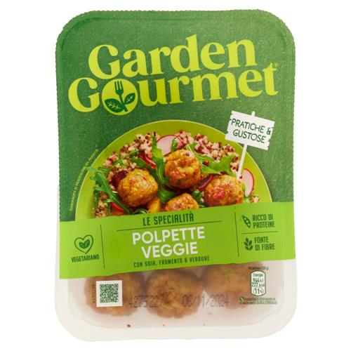 GARDEN GOURMET Polpette Veggie Vegetariane con Soia, Frumento e Verdure 2 porzioni 200g