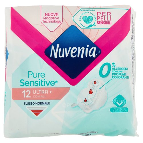 Nuvenia Pure Sensitive Ultra+ con Ali 12 pz