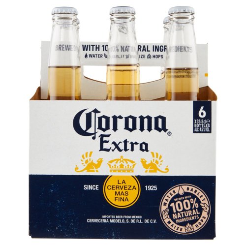 CORONA EXTRA Birra lager messicana bottiglia 6x35,5 cl