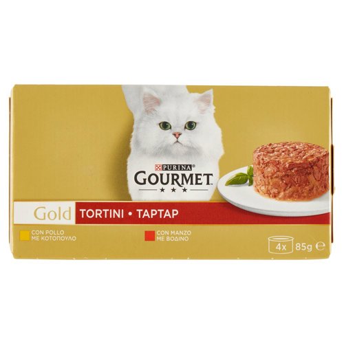 PURINA GOURMET Gold Tortini Pollo / Manzo 4 x 85 g