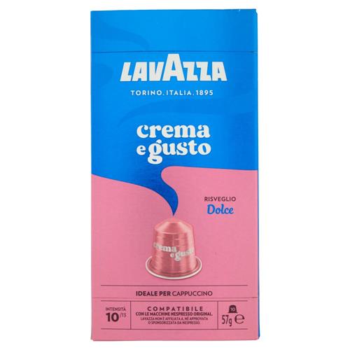 Lavazza crema e gusto Dolce Compatibile con Nespresso Original 10 Capsule 57 g