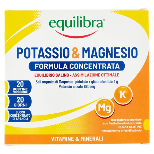 equilibra Potassio & Magnesio Bustine Monodose 20 x 7 g