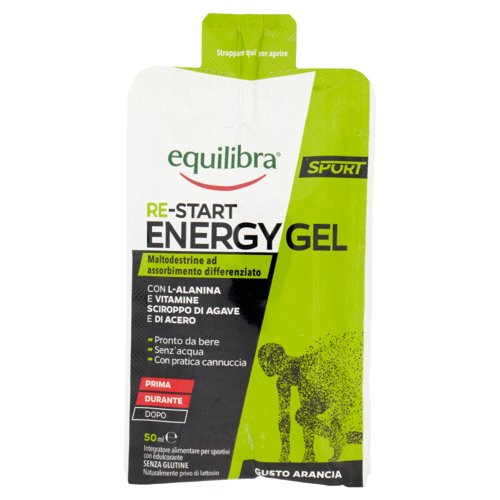 equilibra Sport Re-Start Energy Gel 50 ml