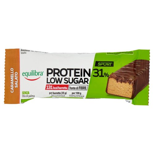 equilibra Sport Protein 31% Low Sugar Caramello Salato 35 g