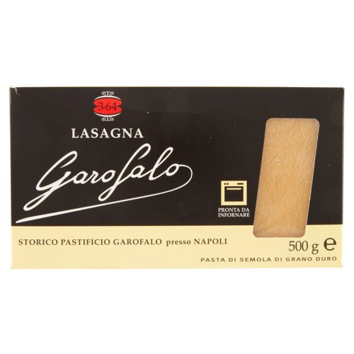 Garofalo Lasagna 3-64 Pasta di Semola di Grano Duro 500 g