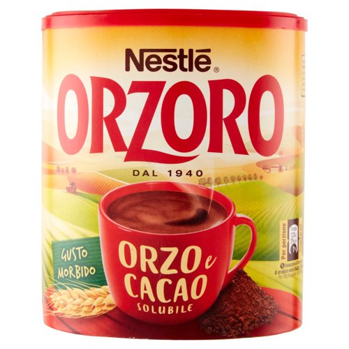 NESTLÉ ORZORO Orzo e Cacao Solubile barattolo 180 g