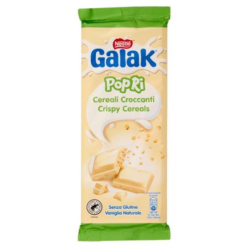 GALAK PoPri Tavoletta Cioccolato Bianco con Cereali Croccanti 90g