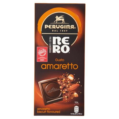 PERUGINA NERO Amaretto Tavoletta Cioccolato Fondente Extra 85g