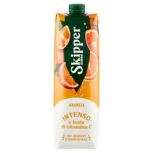 Zuegg Skipper Arancia Intenso e fonte di vitamina C 1000 ml