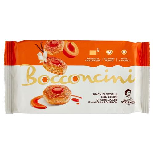 Matilde Vicenzi Bocconcini con Cuore di Albicocche e Vaniglia Bourbon 90 g