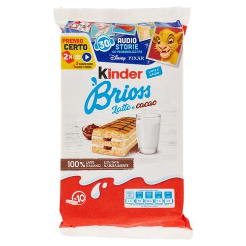 Kinder Brioss Latte e Cacao 10 x 28 g