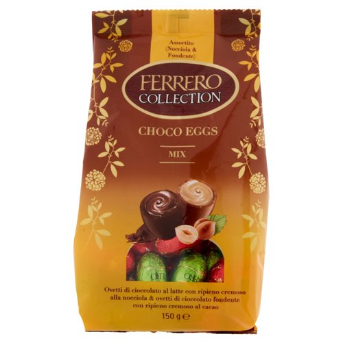 Ferrero Collection Choco Eggs Mix Assortito (Nocciola & Fondente) 150 g