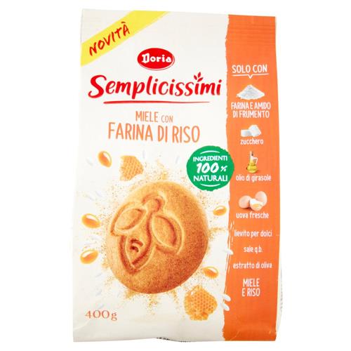 Doria Semplicissimi Frollini Farina di Riso e Miele - sacco 400g