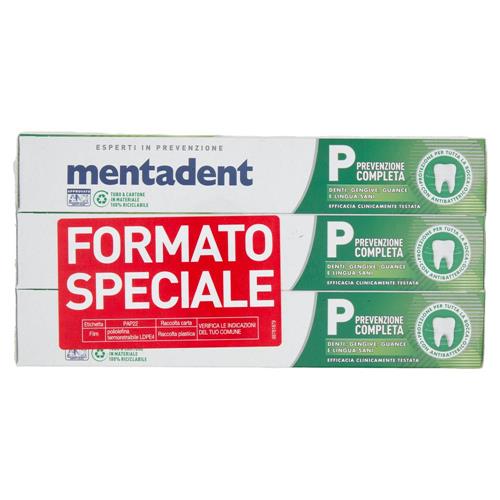 Mentadent P Prevenzione Completa 3 x 75 ml