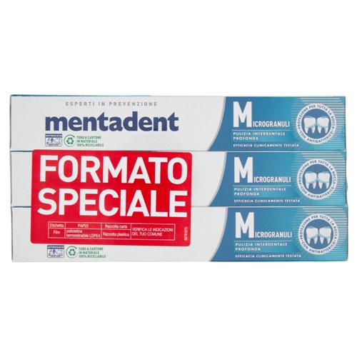 Mentadent Microgranuli 3 x 75 ml