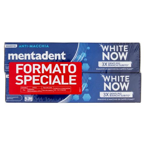 Mentadent White Now Anti-Macchia 2 x 75 ml