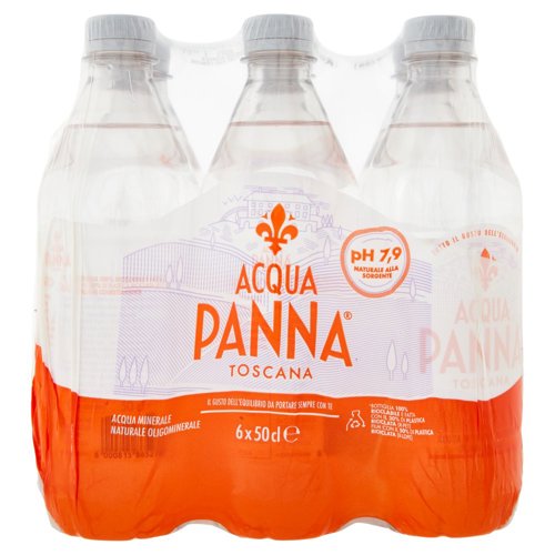 ACQUA PANNA, Acqua Minerale Naturale Oligominerale 6x50 cl