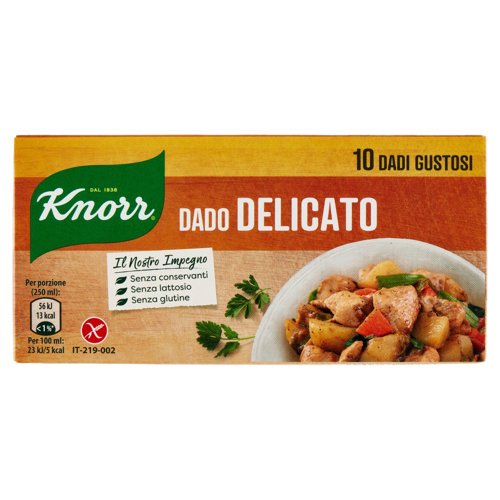 Knorr Dado Delicato 10 Dadi 100 g