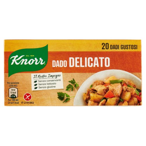 Knorr Dado Delicato 20 Dadi 200 g