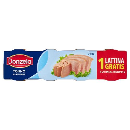 Donzela Tonno al Naturale 4 x 80 g