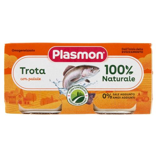 Plasmon Omogeneizzato Trota con patate 2 x 80 g