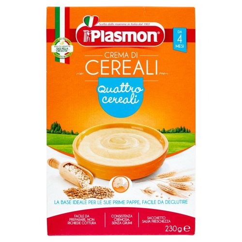 Plasmon Crema di Cereali Quattro cereali 230 g