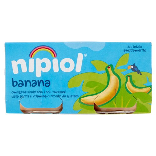 nipiol banana omogeneizzato 2 x 80 g