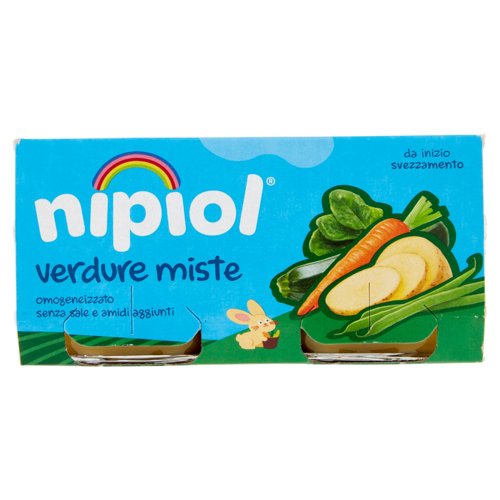 nipiol verdure miste omogeneizzato 2 x 80 g