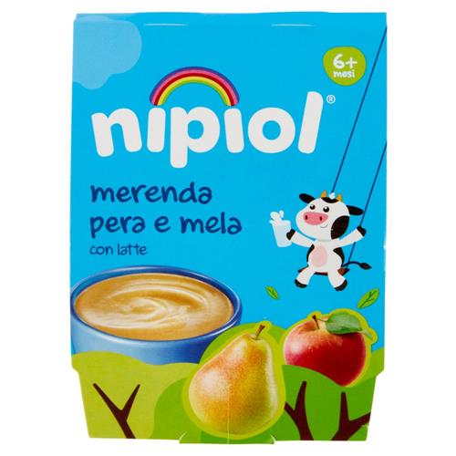 nipiol merenda pera e mela con latte 2 x 100 g