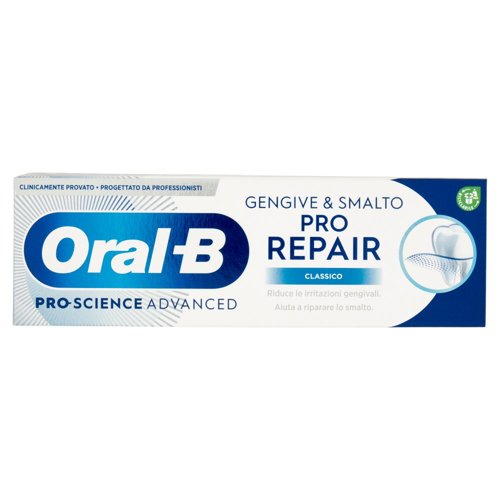 Oral-B Pro-Science Advanced Dentifricio Gengive & Smalto Pro Repair Classico 75 ml