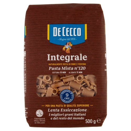 De Cecco Integrale Pasta Mista n° 120 500 g