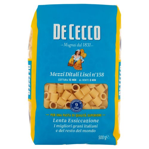De Cecco Mezzi Ditali Lisci n°158 500 g