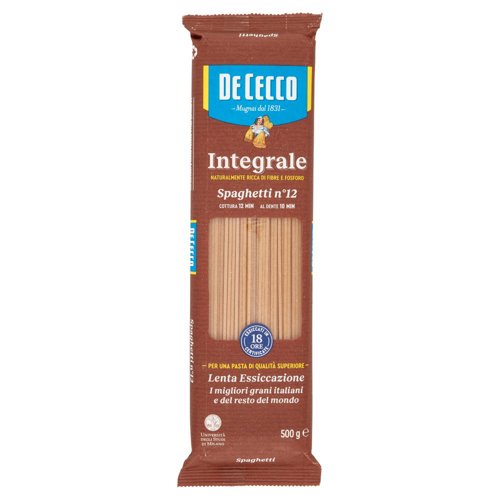 De Cecco Integrale Spaghetti n° 12 500 g