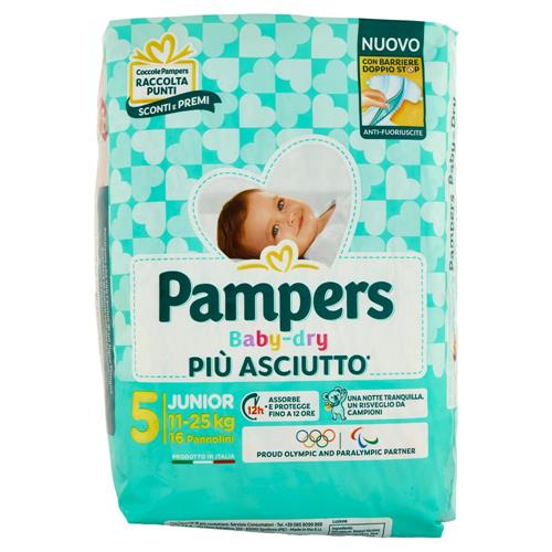 Pampers Baby-dry Junior 16 pz